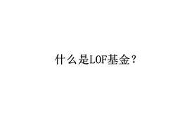 什么是LOF基金？视频封面