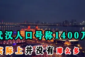 湖北武汉号称1400万人口，其实并没有那么多，本地人口让人惊讶视频封面