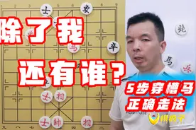 象棋大师都走错了，这才是5步穿槽马的正确走法，胡司令太厉害了视频封面