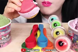 【韩国🇰🇷Jane】美女姐姐今日吃：冰淇淋+巧克力小勺子视频封面