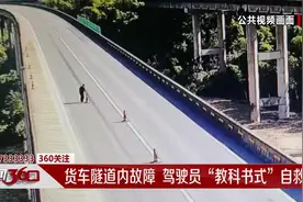 货车隧道内故障 驾驶员“教科书式”自救视频封面
