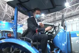 2021青岛农机展实拍—巴博斯704拖拉机，液压独立转向，操作灵活视频封面