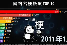 中国网络名梗热度 TOP 10，十二年变迁，你还记得哪些？视频封面