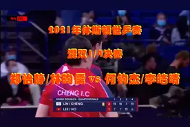 2021年休斯敦世乒赛混双1/4决赛：郑怡静/林昀儒vs何钧杰/李皓晴视频封面