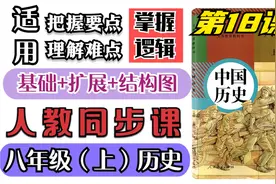 初二上历史第18课抗战九一八事变西安事变预习复习同步课人教视频封面