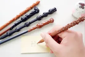 用身边的材料自制哈利波特魔杖，同时也是一支笔，步骤挺简单！