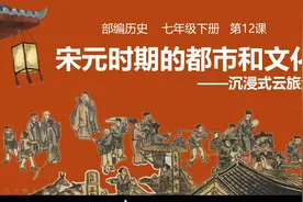 七下历史第十二课12 宋元时期的都市和文化视频封面