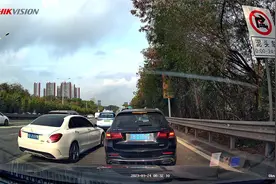 深圳南坪快速下沙河西路的匝道，压实线加塞大军记录视频封面