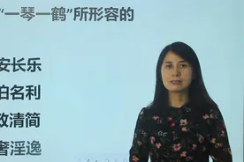成语辨析：一琴一鹤，形容的是什么情境？视频封面