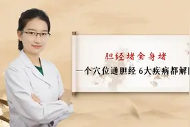 胆经堵全身堵 一个穴位通胆经 六大疾病都解除视频封面