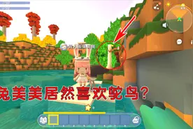 迷你世界搞笑故事14：兔美美白日做梦想象男神，她居然喜欢鸵鸟？视频封面
