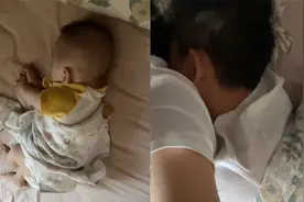 老公睡觉紧紧抱着老婆，将儿子扔一旁略显孤单：看出来你俩是真爱视频封面