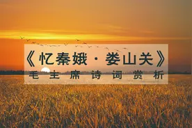 毛主席诗词赏析：《忆秦娥·娄山关》感受红军一往无前的决心视频封面