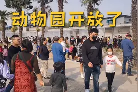 商丘动物园开放了，那真是人山人海，锣鼓喧天，鞭炮齐鸣视频封面