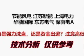 点评：节能风电 江苏新能 上海电力  华能国际 东方电气 深南电A视频封面