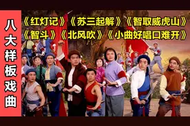 【8大样板戏】之唱段精选，原声原味，现代京剧大联唱，革命戏曲视频封面
