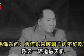 毛泽东问：为何东来顺涮羊肉不好吃了？陈云一语道破天机视频封面