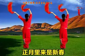 经典民歌贺新年《正月里来是新春》喜庆的秧歌扭起来视频封面