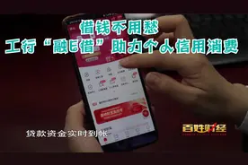 百姓财经：借钱不用愁 工行“融E借”助力个人信用消费视频封面