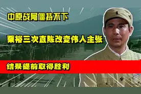 中原战局僵持不下，粟裕三次直陈改变伟人主张，结果提前取得胜利视频封面