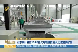 山东累计发放10.88亿元专项贷款，最大力度稳岗扩岗视频封面
