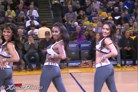 NBA勇士队舞蹈队表演, 来看看专业的啦啦队, 篮球宝贝视频封面