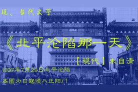 《北平沦陷那一天》【现代】朱自清视频封面