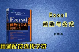 excel函数与公式_028_模糊查找字符视频封面