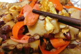 家常炒年糕，步骤清晰，简单好学，软糯入味有嚼劲，上桌就光盘视频封面