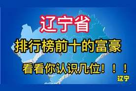 辽宁省排行榜前十的富豪，看看你认识几位？首富身价超百亿哦！！视频封面