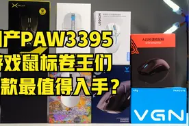 斥资2000元，看看国产PAW3395游戏鼠标卷王们，哪款最值得入手？视频封面