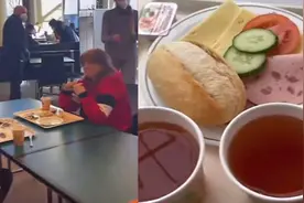 被安置在德国的乌克兰小姐姐晒每日早餐，网友：我才是难民吧视频封面