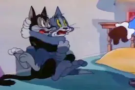 猫和老鼠：主人生气了，汤姆和黑猫报团取暖，它们可真怂视频封面
