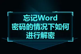 Word技巧18：忘记Word密码的情况下如何进行解密视频封面
