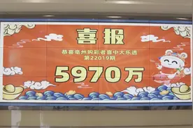 幸运降临！老彩民喜中体彩大乐透一等奖，奖金有5970万元！视频封面