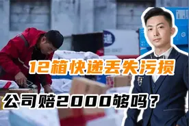 12箱快递误运垃圾场，男子18年日记和手稿没了，赔2000够吗？视频封面