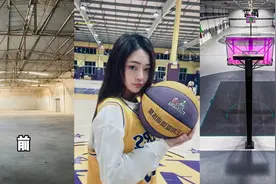 大学生男友喜欢打球，女生花100万送篮球馆，看到颜值众人羡慕了视频封面