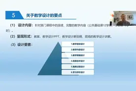 国赛分享_教学能力比赛专家讲座视频【教学设计要点】视频封面