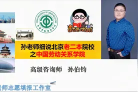 孙老师细说北京老二本院校之中国劳动关系学院#人生志愿填报指南#视频封面