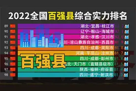 江苏霸榜，2022全国百强县最新排名行榜，快看看你的家乡上榜了吗视频封面