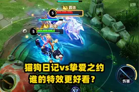孙策马狗皮肤对比，猫狗日记vs挚爱之约，谁的特效更好看？视频封面