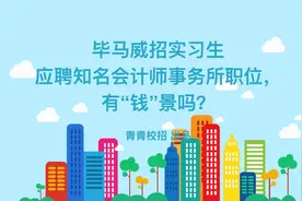毕马威招实习生 应聘知名会计师事务所职位，有“钱”景吗？视频封面