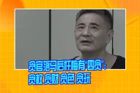 贪官落马后忏悔有“四贪”：贪权 贪财 贪色 贪玩视频封面
