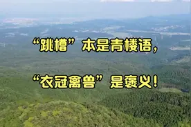 “跳槽”本是青楼语，“衣冠禽兽”是褒义！视频封面