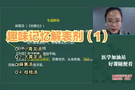 方剂学第2讲：趣味记忆解表剂（1）@头条号 @西瓜视频创作中心视频封面