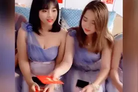 当代高质量伴娘团，衣服伴郎挑的吧？！视频封面