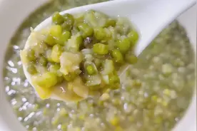 入伏后，多喝绿豆汤，教你正确做法，颜色碧绿起沙，20分钟煮开花视频封面