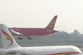 西藏航空A319飞突然来了架海航787火腿肠号，这画面真香视频封面