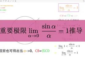 【数学】重要极限可视化推导视频封面