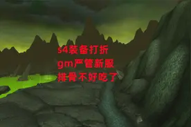 魔兽世界怀旧服：s4装备打折，gm严管新服，排骨不好吃了视频封面
